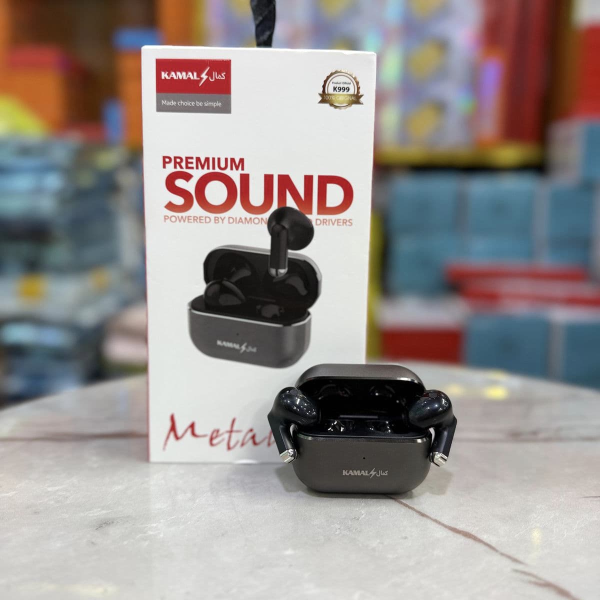 Made in Dubai Metallic Buds – Premium Sound, Sleek Design, Durable Build
