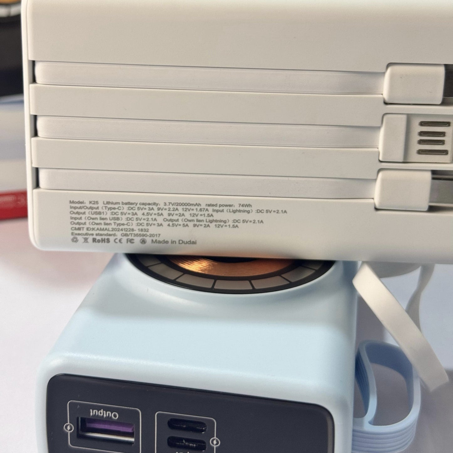 20,000mAh MagSafe Wireless Power Bank | Made in Dubai | Magnetic Fast Charging | 4-in-1 Portable Powerbank