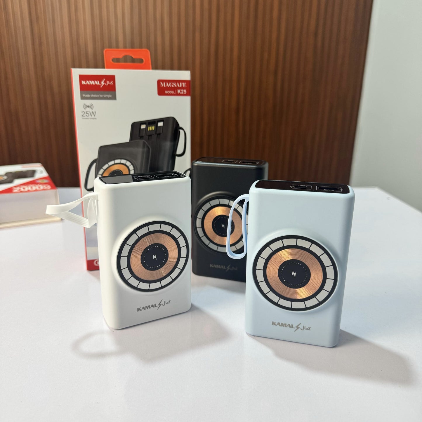 20,000mAh MagSafe Wireless Power Bank | Made in Dubai | Magnetic Fast Charging | 4-in-1 Portable Powerbank