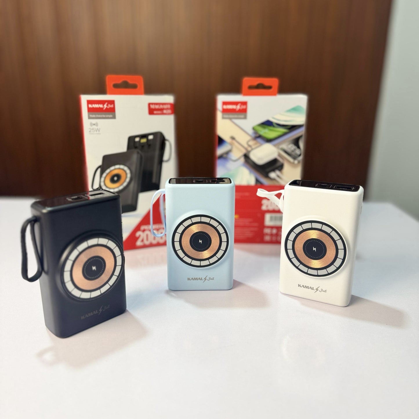 20,000mAh MagSafe Wireless Power Bank | Made in Dubai | Magnetic Fast Charging | 4-in-1 Portable Powerbank