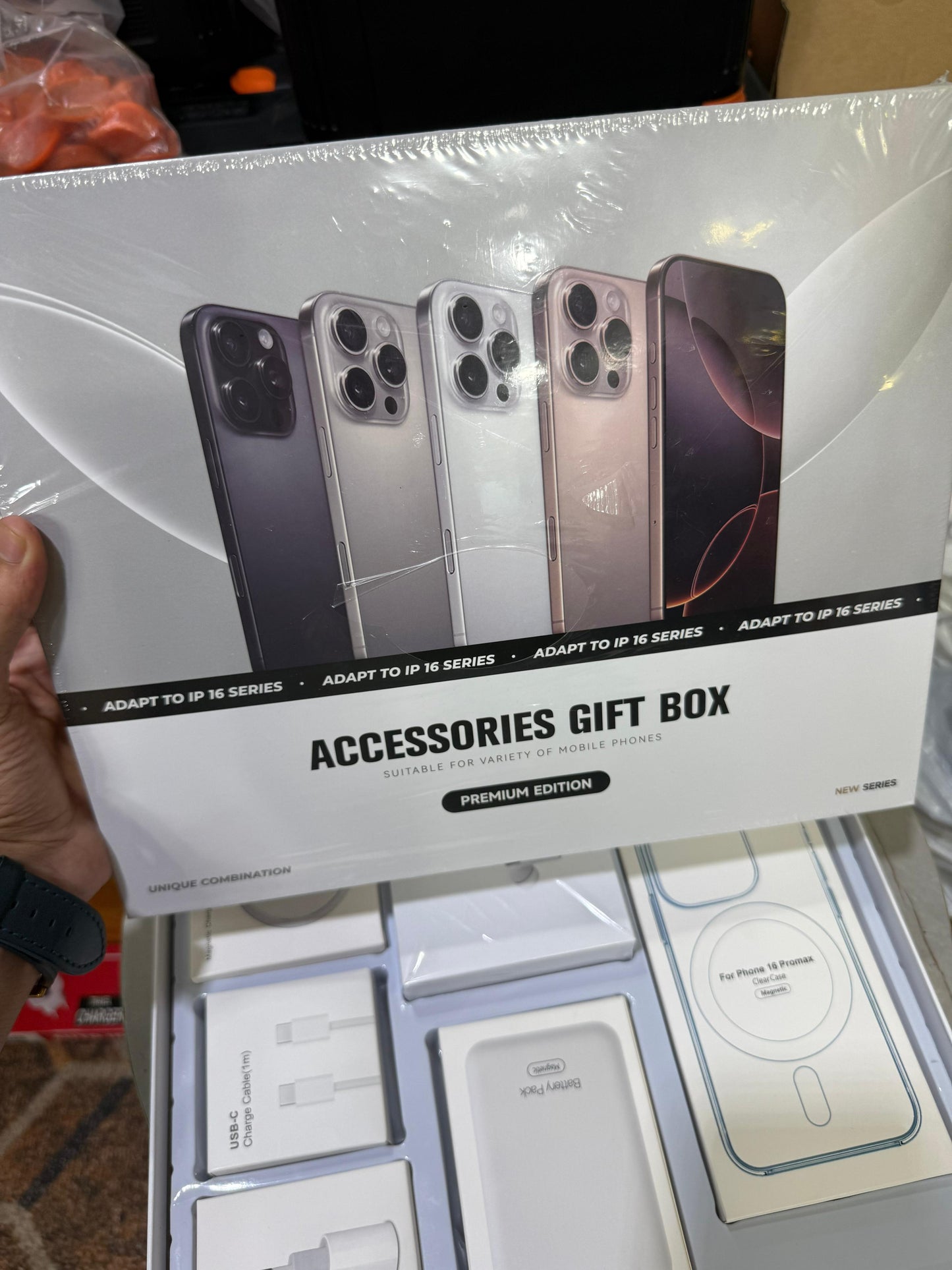 Ultimate 6-in-1 iPhone 16 Series Gift Box – MagSafe Power Bank, AirPods Pro 2 & More