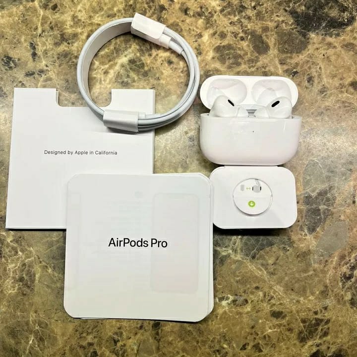 100% Original Refurbished Apple Airpods Pro 2nd Generation MagSafe Wireless Charging Case Apple Authorized