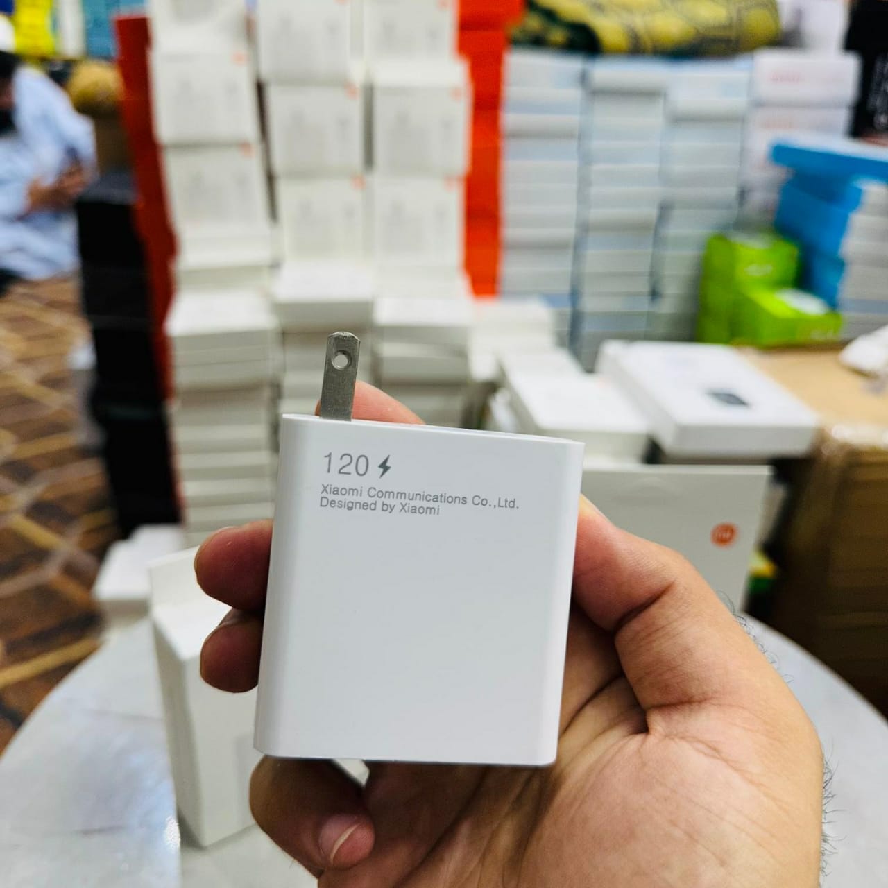 100% Original 120W Xiaomi Charger Turbo Fast Charge 120W EU Hypercharge Smart Adapter