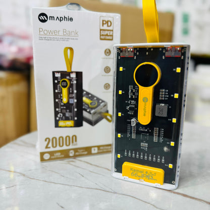 MAPHIE 20000mAh 66W Fast Power Bank  (PD Super Fast) Power Bank Lot Imported with Free Magnetic Cable