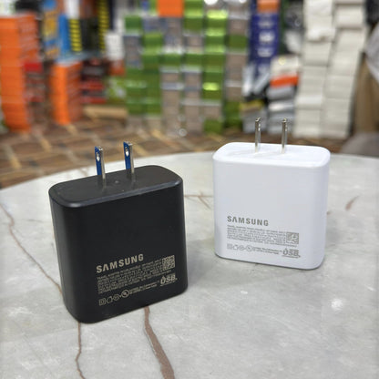 100% Original 45W USB C Samsung Super Fast Charger With Free Type C Cable USA Lot Imported Company Certified Original