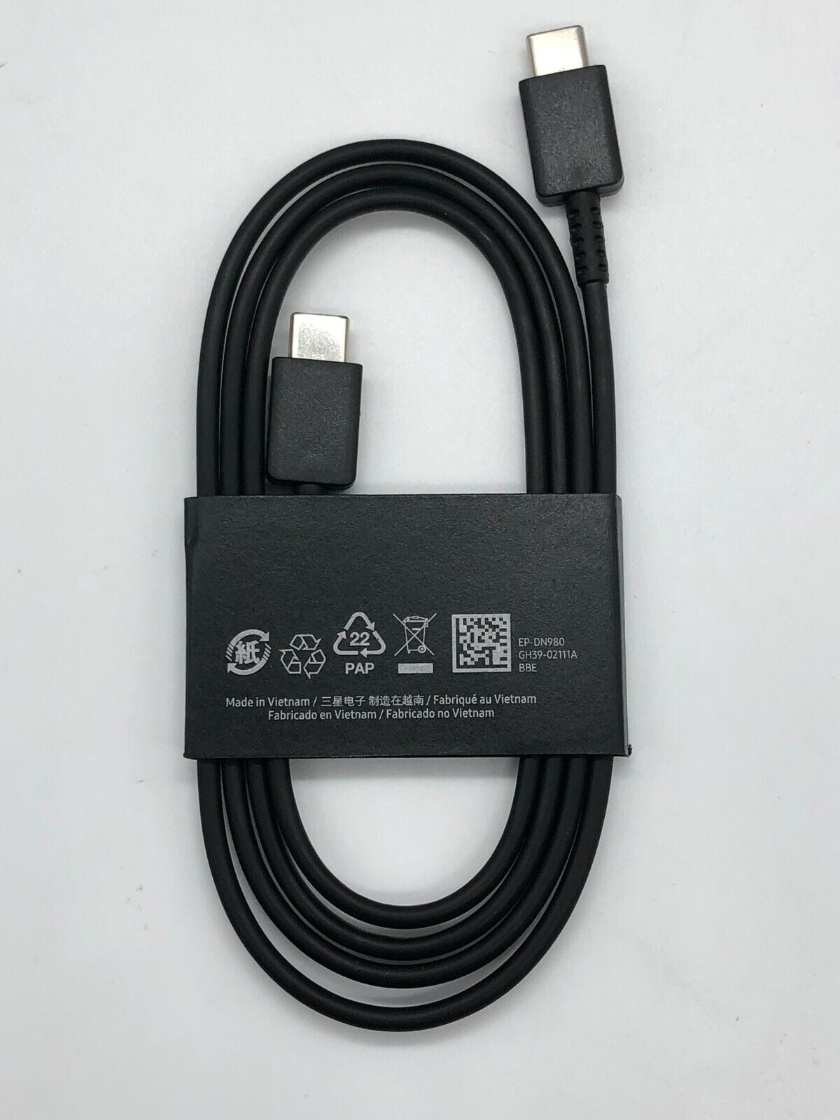 2x NEW!!! Original Samsung EP-DW767 3A USB-C to USB-C Cable – Version 2023