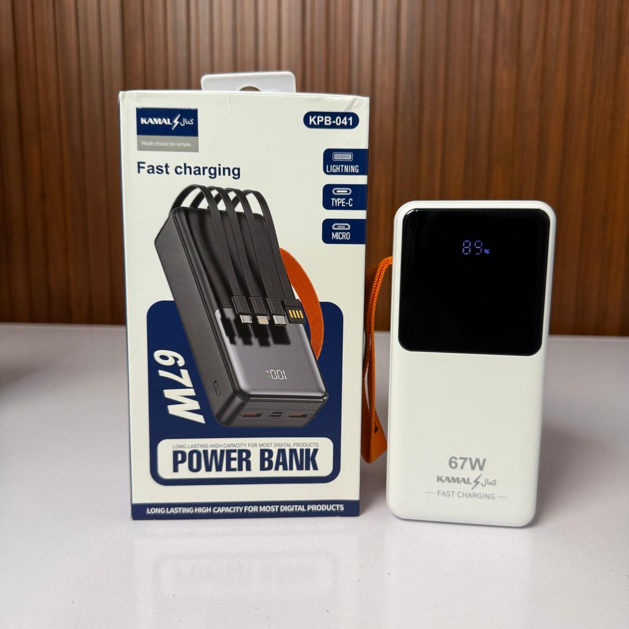 Kamal™ 40000mAh 67W Fast Charging Power Bank KPB-041