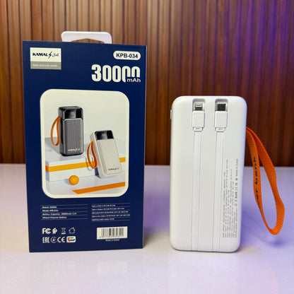 Kamal™ 30000mAh 65W PD Fast Charging Power Bank KPB-034
