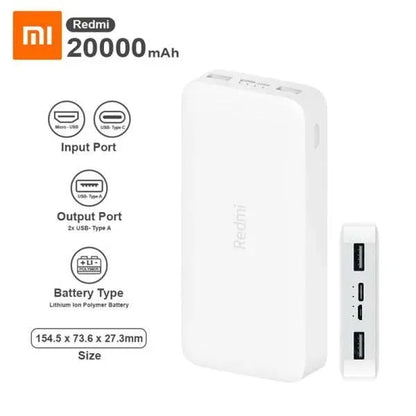 Original Xiaomi Mi Fast Power Bank 20000mAh – 65W Fast Charging Power Bank | Lot Imported