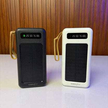 Kamal™ 20000mAh Solar Power Bank Y100 | Dual USB Fast Charging