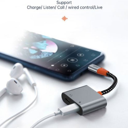 WIWU LT09 Audio Converter Lightning to dual lightning Audio adapter