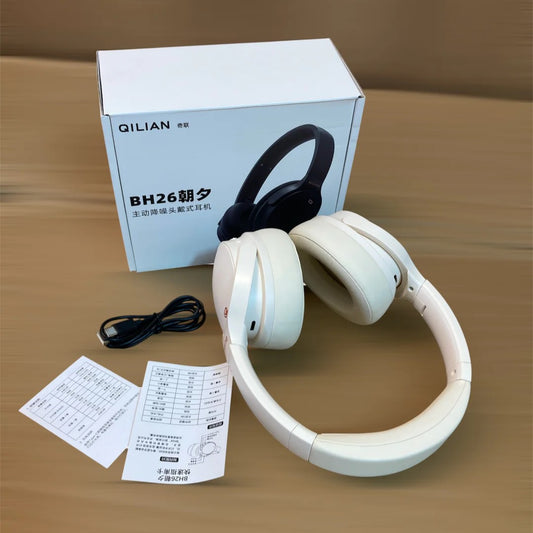 Lot Imported Qilian BH26 Wireless Foldable ANC Headphones – 40mm Drivers, V5.3 Bluetooth, Deep Bass Sound