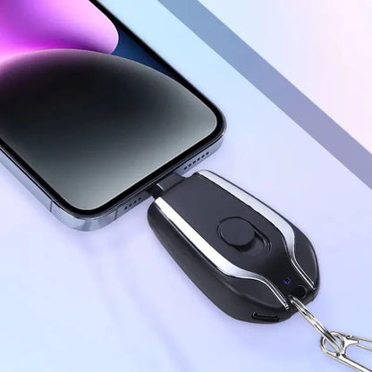Emergency keychain Charger-Power on the Go