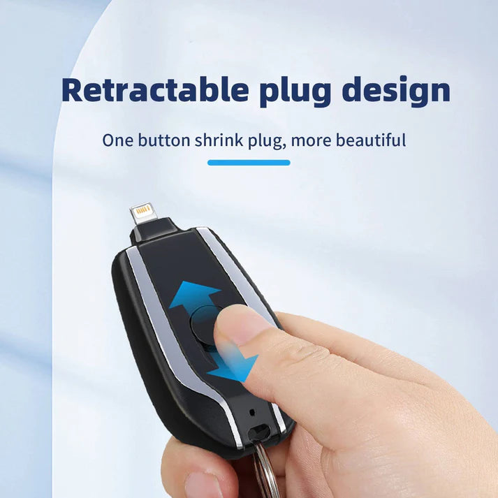 Emergency keychain Charger-Power on the Go