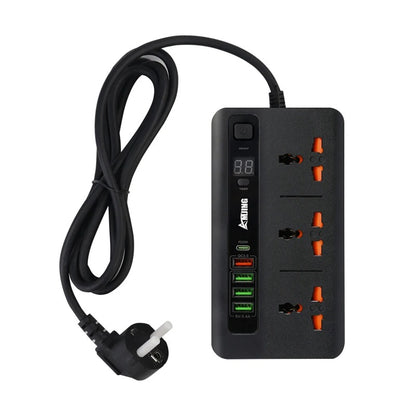 Advanced Multi-Socket Extension – 2600W Power Hub with QC3.0 & Timer Control