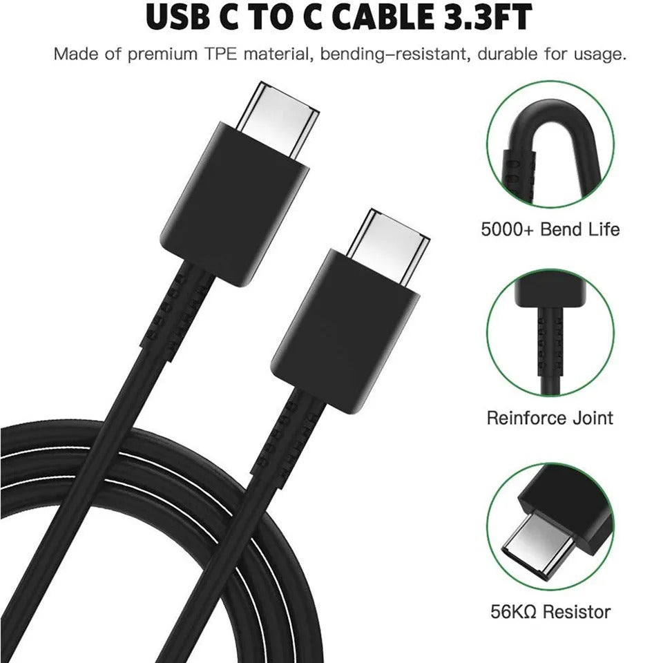 2M Type C to C PD Fast Charging Cable Original Samsung made in vietnam