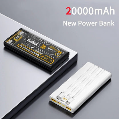 20000mAh 100W Super Fast Charging Portable Power bank Amazon Lot Imported