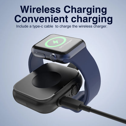 Mini Power Bank For Apple Watch Protable Charger 1200mAh Wireless Magnetic Powerbank For Iwatch Series Charging Spare Battery