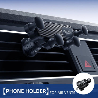 Gravity Car Phone Holder for 4.7-7 inch Mobile Phone Car Air Vent Phone Mount Universal Shockproof GPS Clip Smartphone Stand