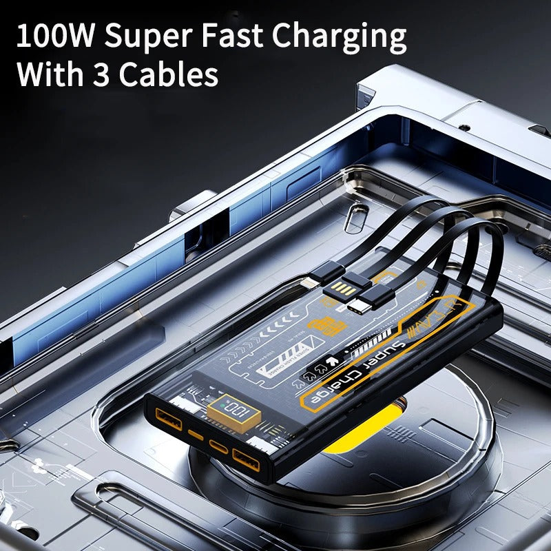 20000mAh 100W Super Fast Charging Portable Power bank Amazon Lot Imported