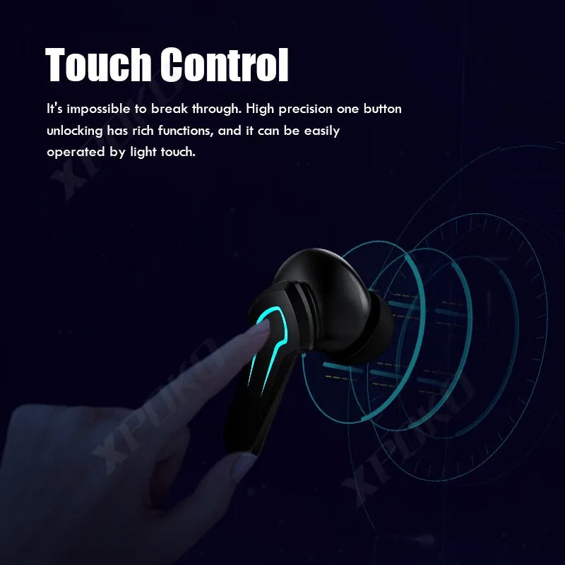 Winner Gaming Earbuds 45ms Low Latency TWS Bluetooth Earphone with Mic Bass Audio Sound Positioning PUBG Wireless Headset lotus