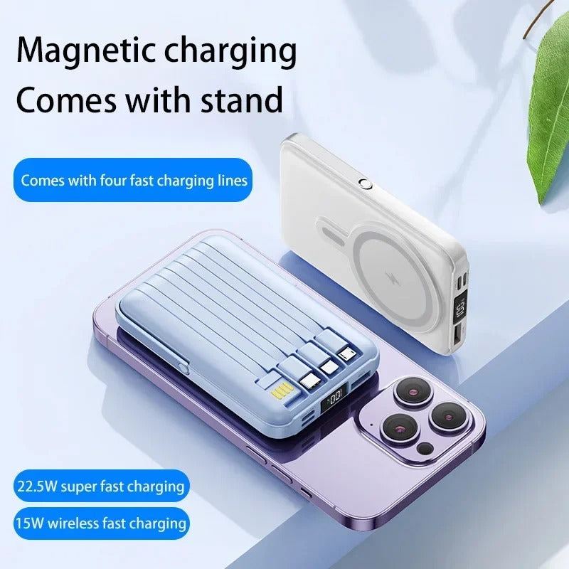 20000mah Magsafe Magnetic Power Bank Fast Wireless Charger