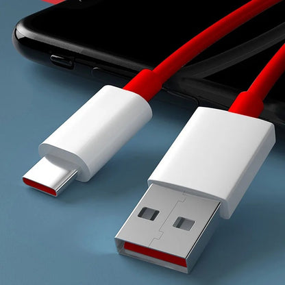 Oneplus 1/1.5M 6A Dash Warp Charge USB Type C Cable Quick Charging Data Line For One Plus 5 5T 6 6T 7 7T 8 9 10 Pro
