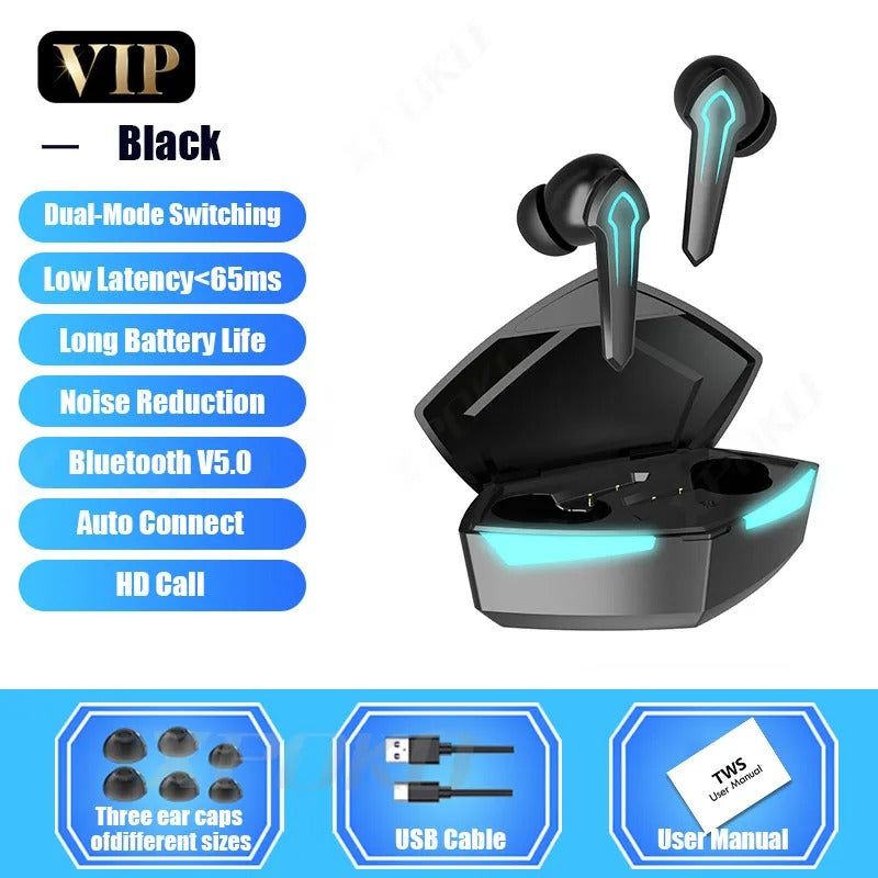 Winner Gaming Earbuds 45ms Low Latency TWS Bluetooth Earphone with Mic Bass Audio Sound Positioning PUBG Wireless Headset lotus
