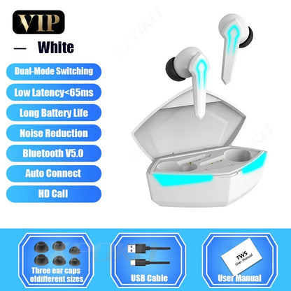 Winner Gaming Earbuds 45ms Low Latency TWS Bluetooth Earphone with Mic Bass Audio Sound Positioning PUBG Wireless Headset lotus