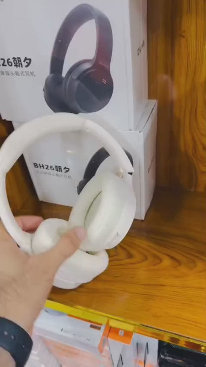 Lot Imported Qilian BH26 Wireless Foldable ANC Headphones – 40mm Drivers, V5.3 Bluetooth, Deep Bass Sound