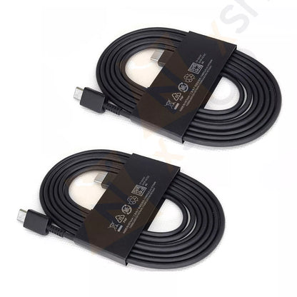 2x NEW!!! Original Samsung EP-DW767 6ft(1.8m) 3AMP USB-C to USB-C Cable Ver.2023