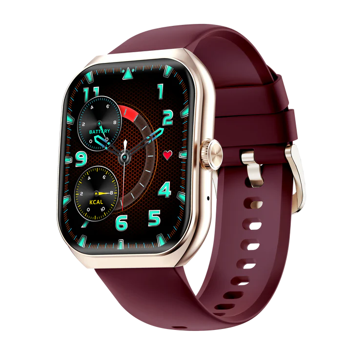 Yolo Supreme+ Super Amoled Smartwatch 100% original Mehroon Color