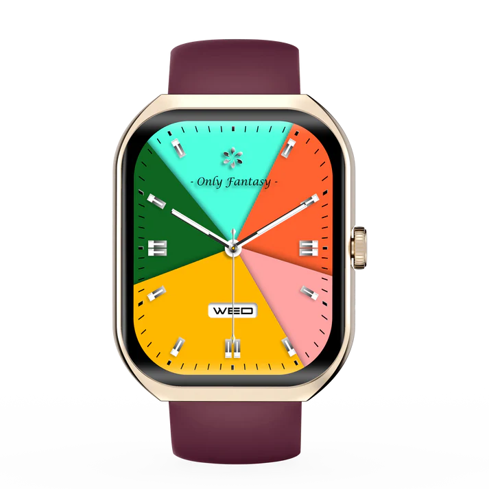 Yolo Supreme+ Super Amoled Smartwatch 100% original Mehroon Color