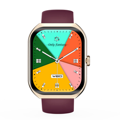 Yolo Supreme+ Super Amoled Smartwatch 100% original Mehroon Color
