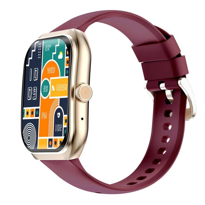 Yolo Supreme+ Super Amoled Smartwatch 100% original Mehroon Color